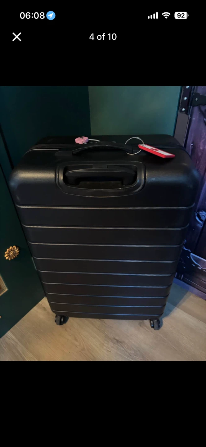 Black Hardside Luggage with TSA Lock - photo 3