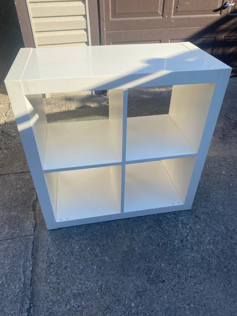 IKEA White Kallax Shelf