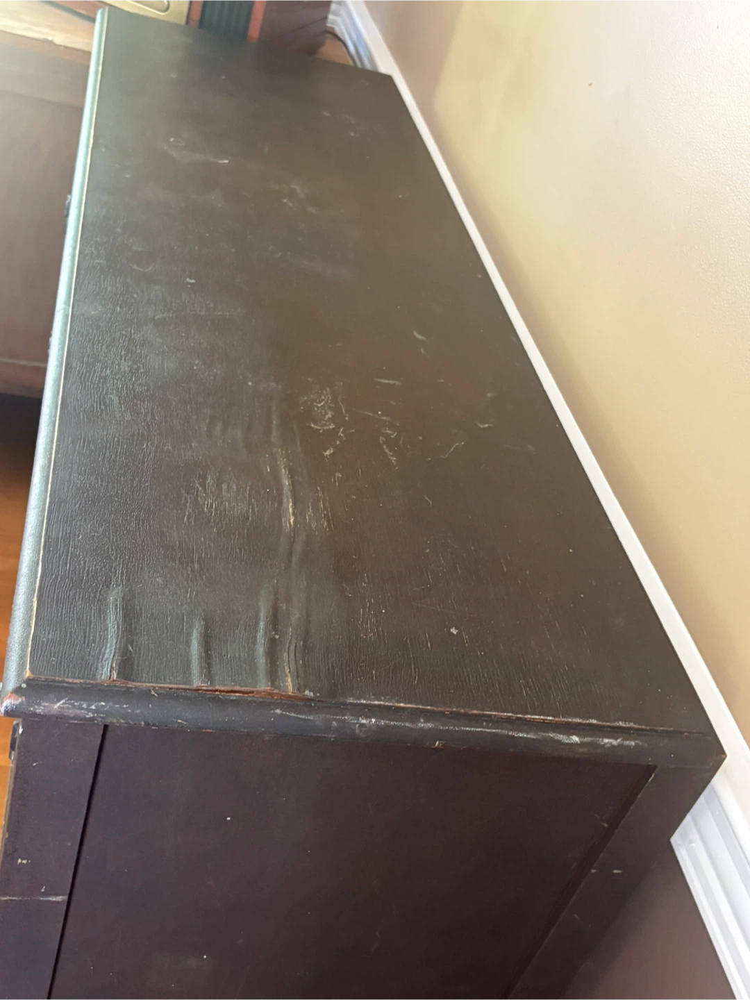Antique Dark Wood Buffet / Sideboard - photo 3