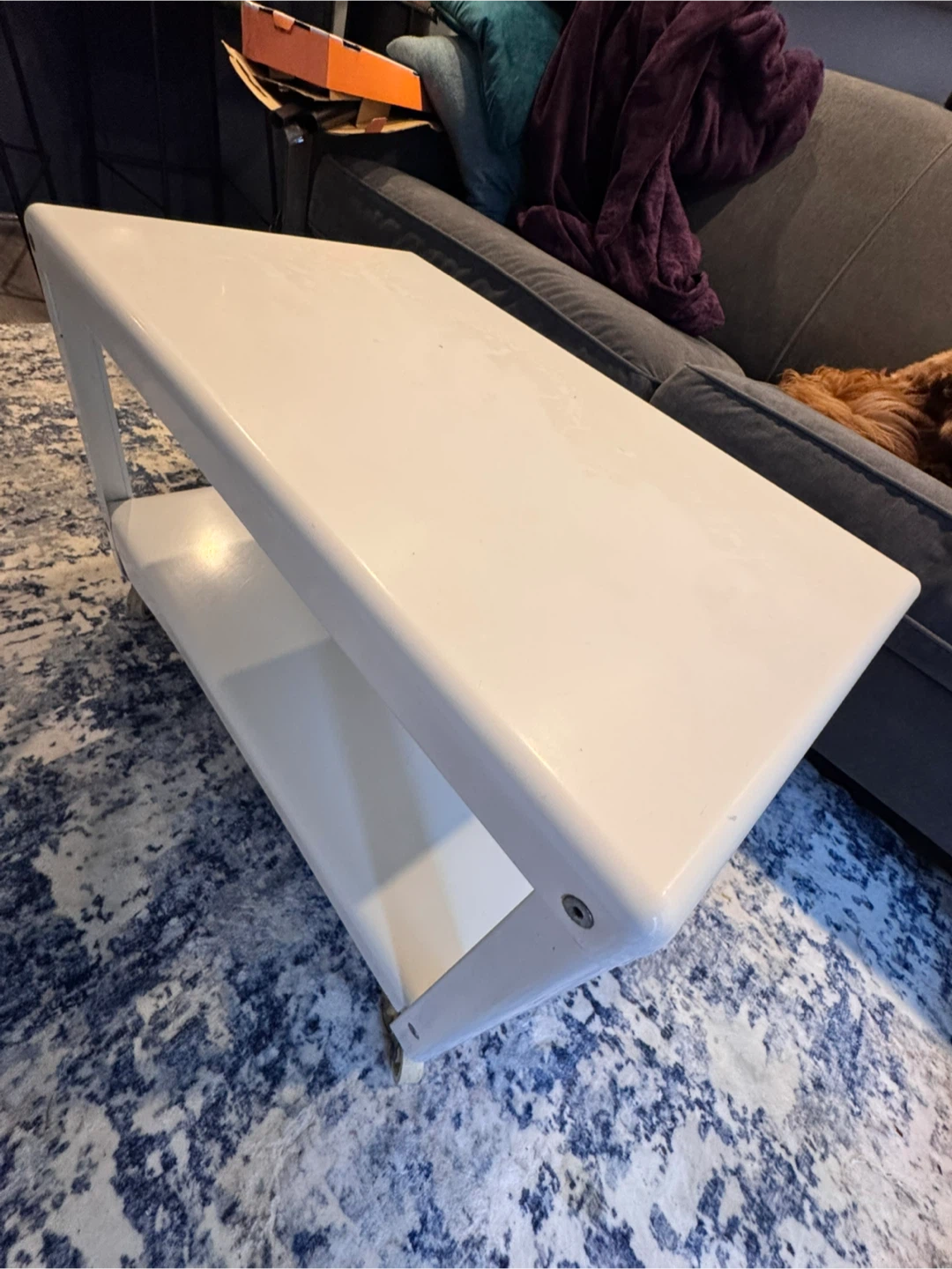 White metal rolling table - photo 2