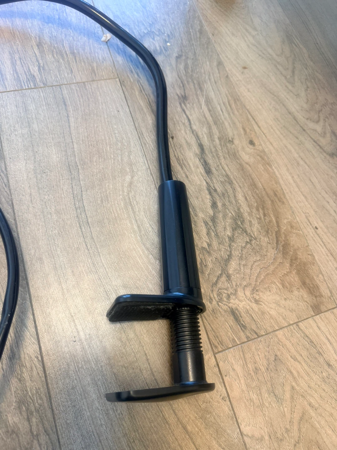 Black Gooseneck Phone Holder with Clamp - photo 3
