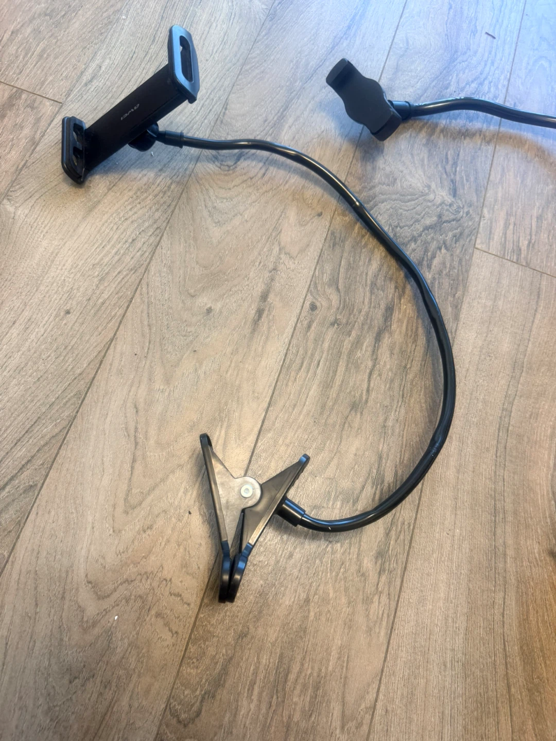 Black Gooseneck Phone Holder with Clamp - photo 5