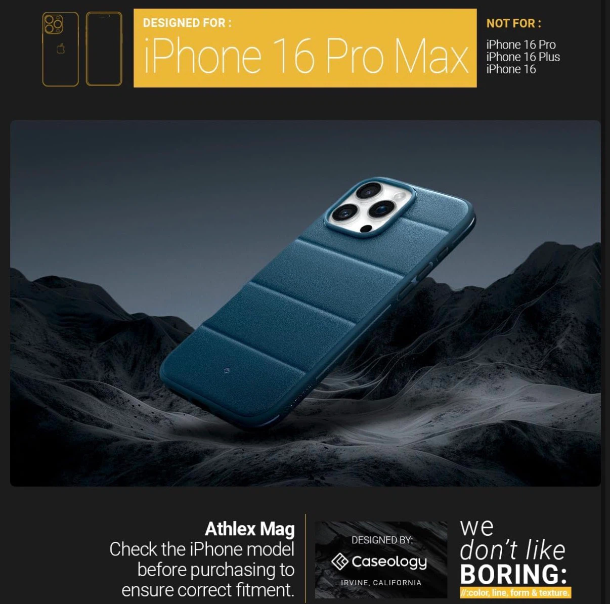 Caseology Athlex Mag Case for iPhone 16 pro max (6.9") - photo 3