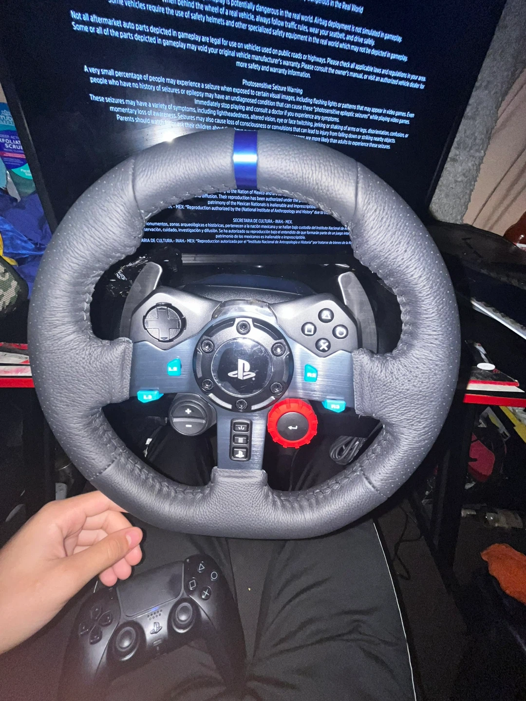 Logitech G29 Driving Force Racing Wheel and Pedals - photo 5