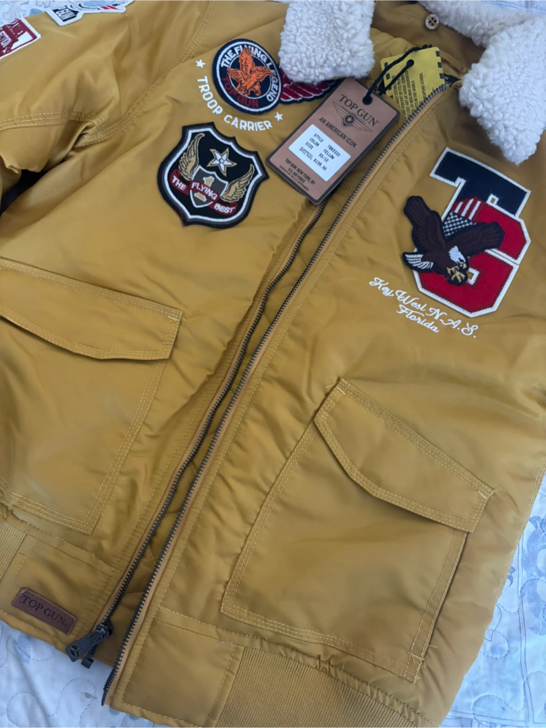 Top Gun "GOAT" Bomber Jacket - photo 3