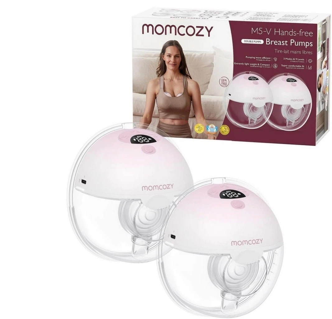 Momcozy M5-V Hands-free Double Breast Pumps