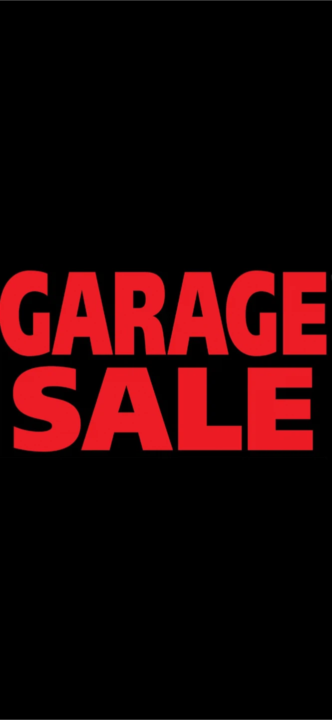 Garage Sale July 3rd & 4th