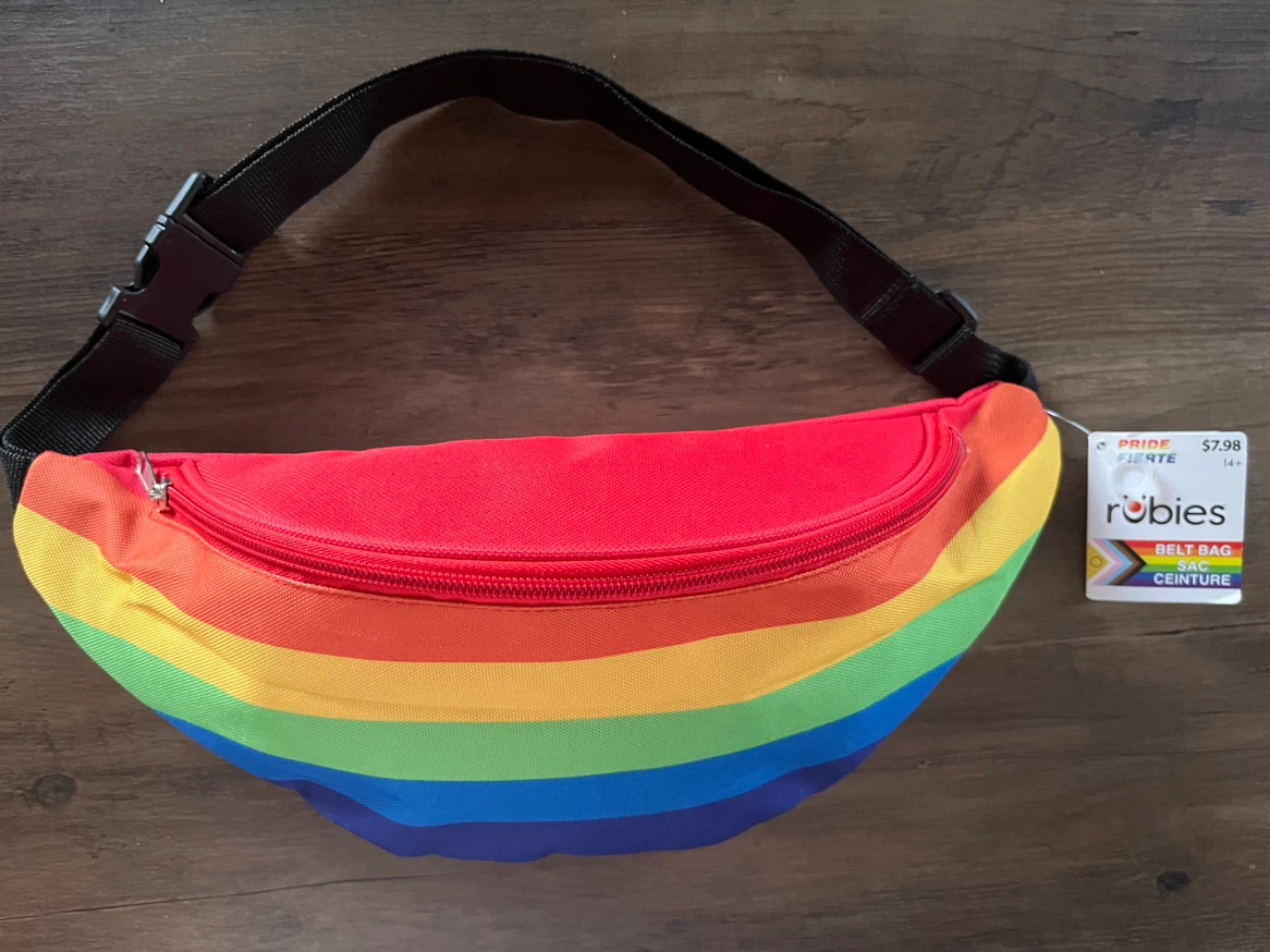 Rubies Rainbow Pride Belt Bag
