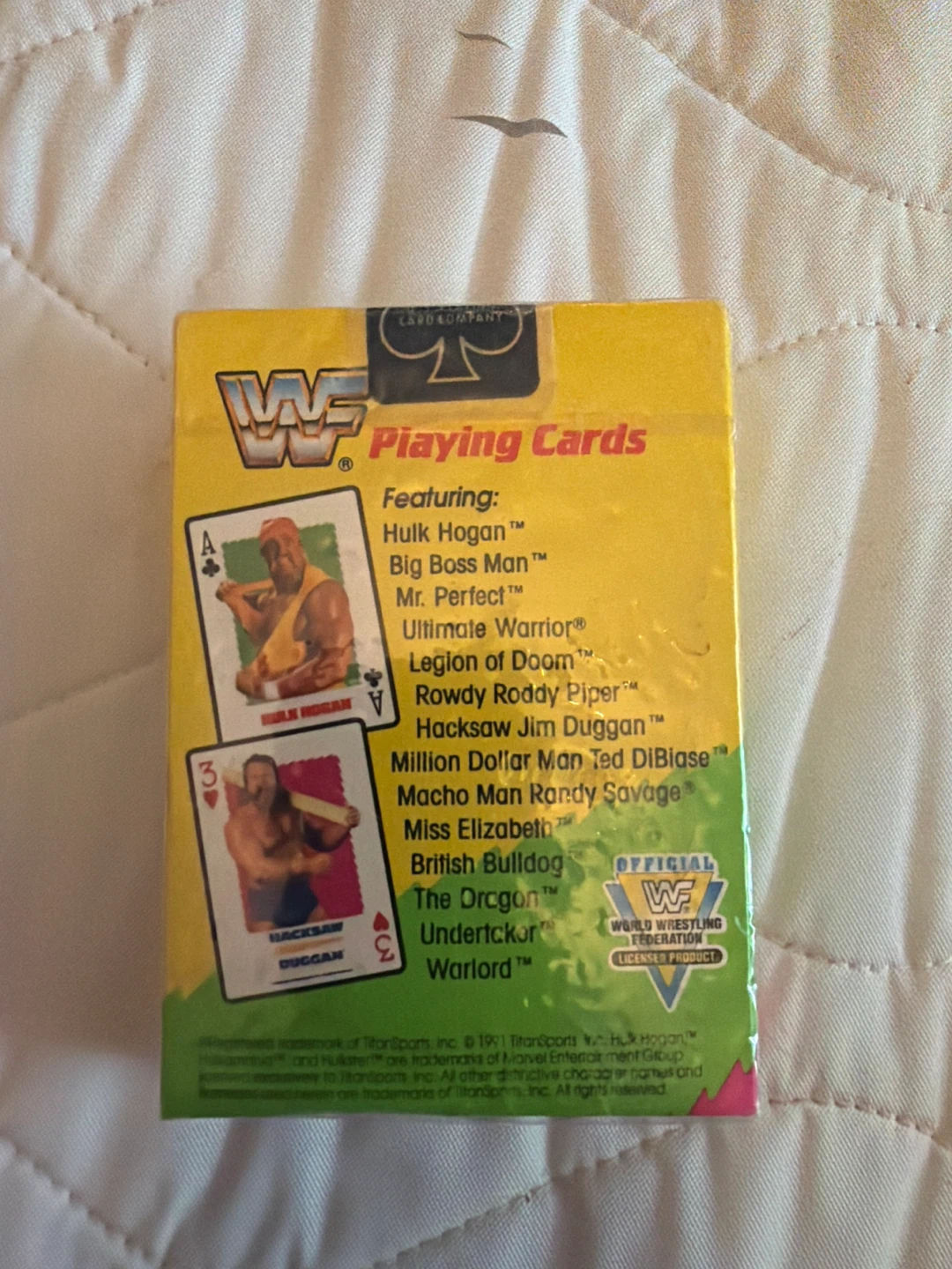 WWF Playing Cards - World Wrestling Federation - photo 2