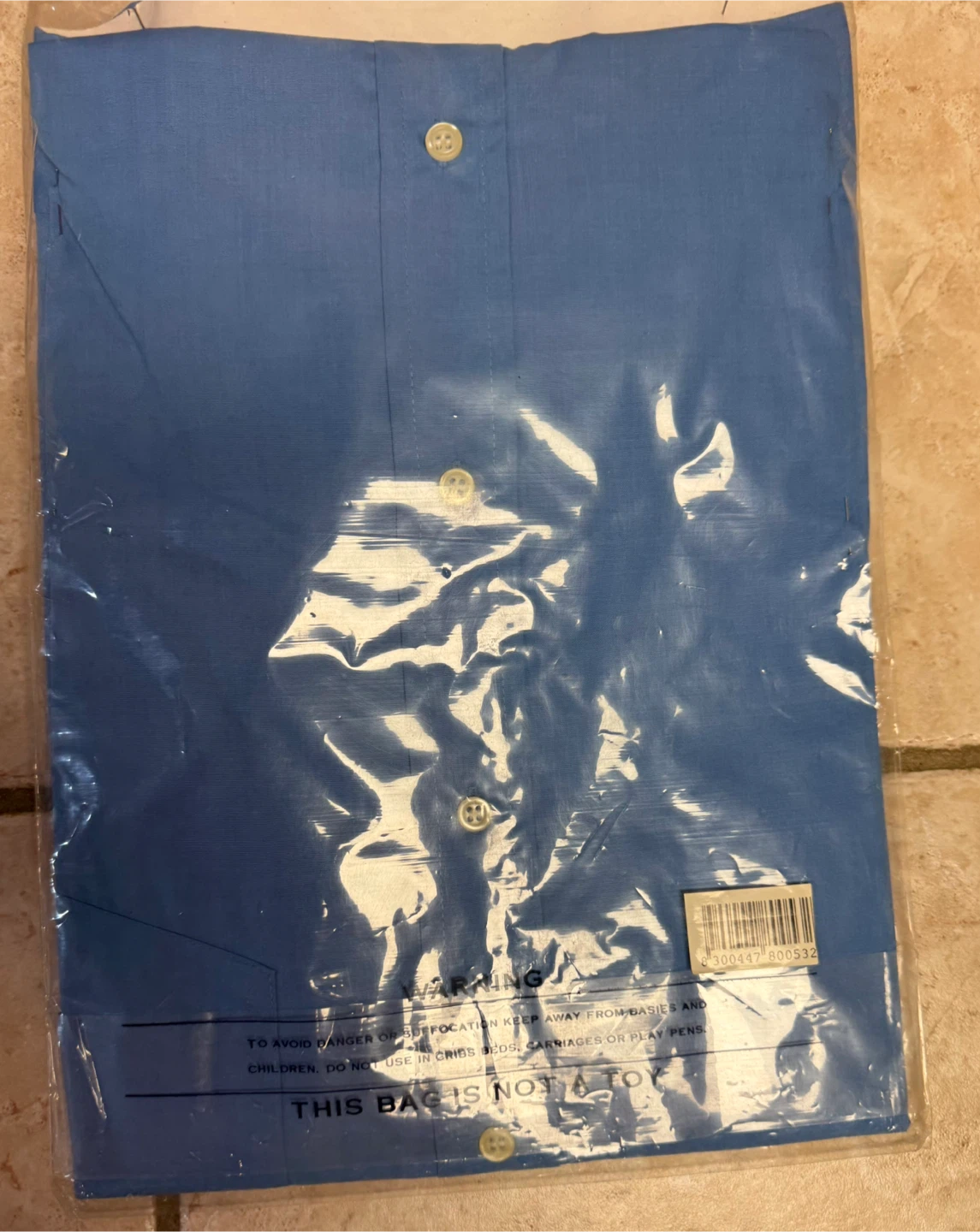 Robert Friedman Men's Blue Button-Up Shirt - photo 2