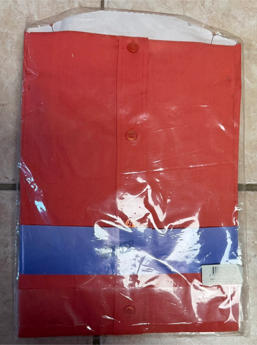 Marino Marini Camicie Men's Shirt - Red - XXL