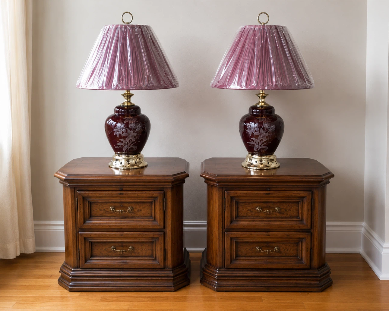 Pair of Vintage Ceramic Table Lamps