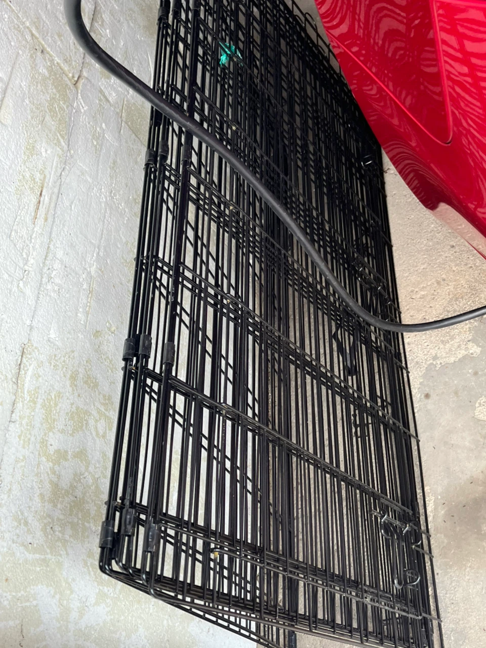 42” tall Black Metal Pet Playpen / Crate