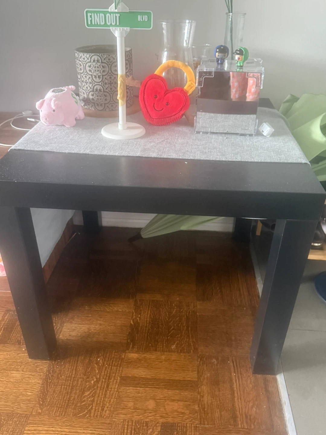 Black Coffee Table with Shelf (set of 3) - photo 2