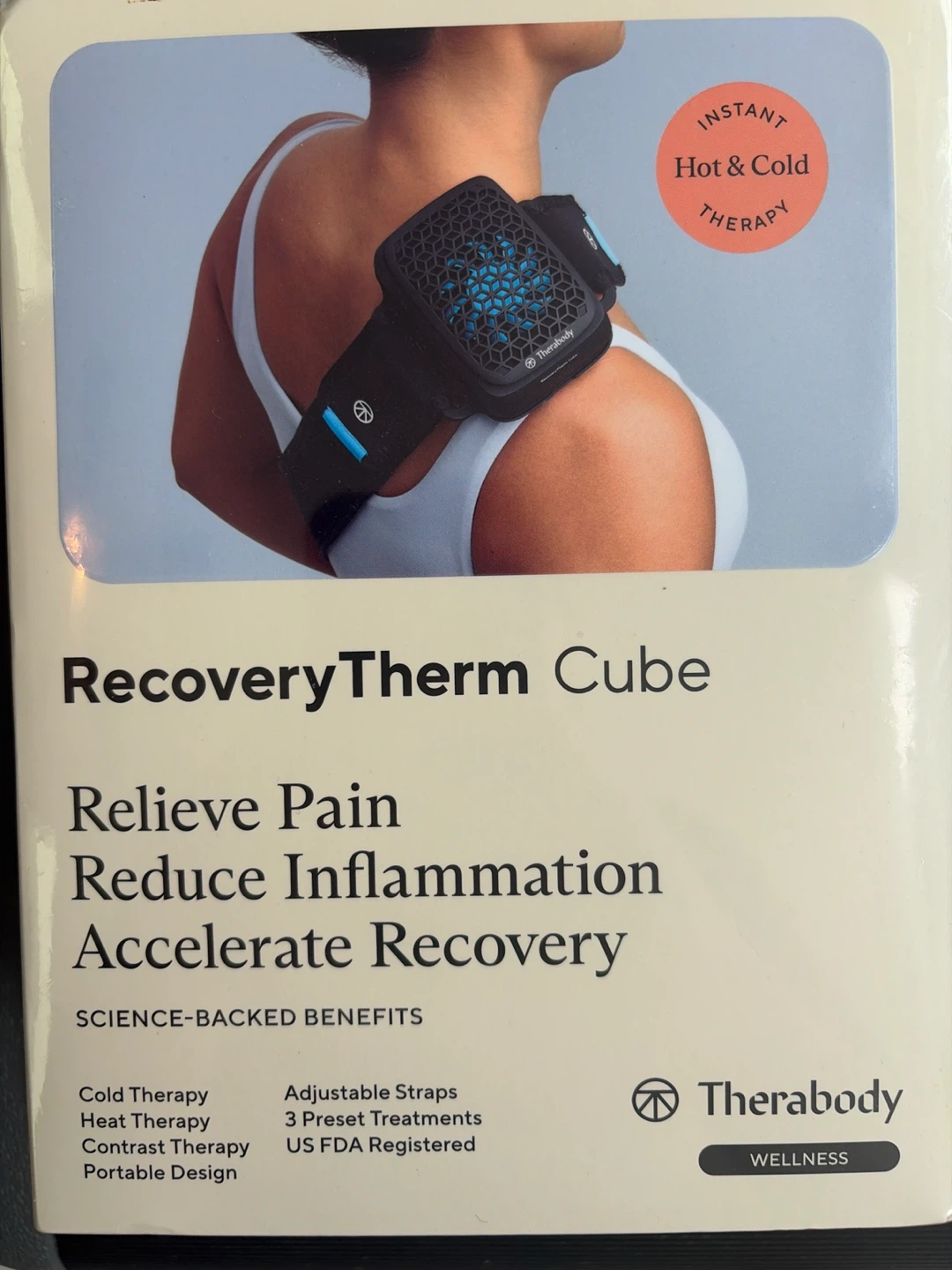 Therabody RecoveryTherm Cube Hot & Cold Therapy Device