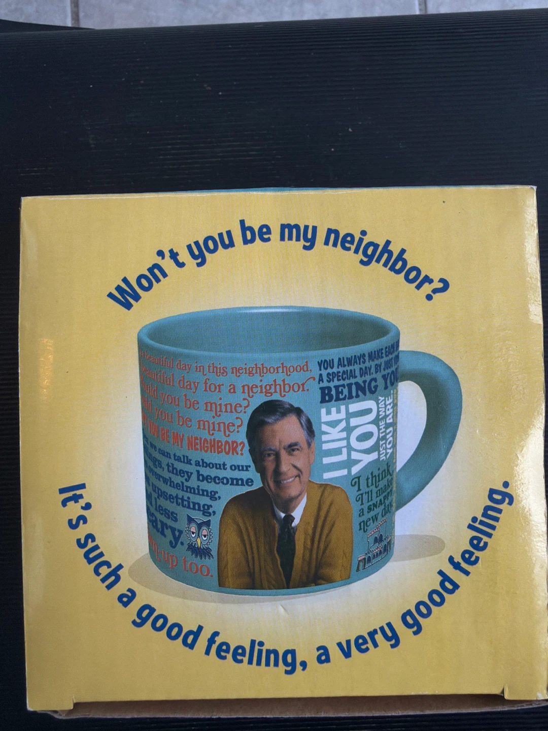 Mister Rogers Sweater Changing Mug