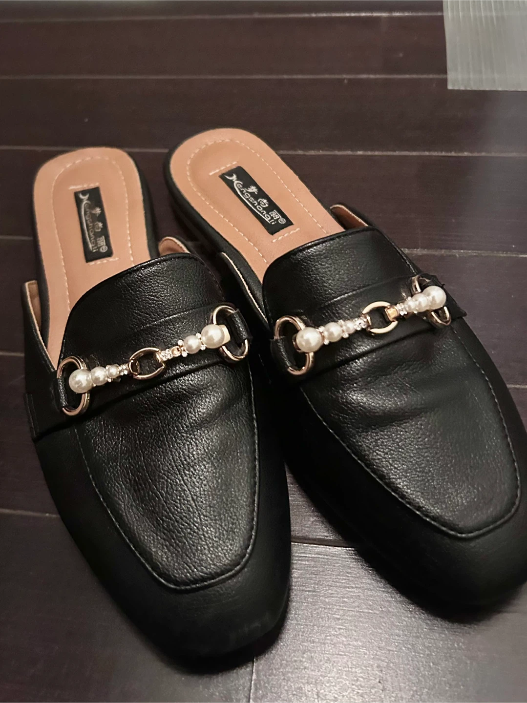 Mules with pearl accent - photo 2