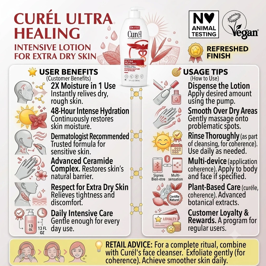 Curél Ultra Healing Intensive Lotion for Extra Dry Skin 13 oz - photo 5