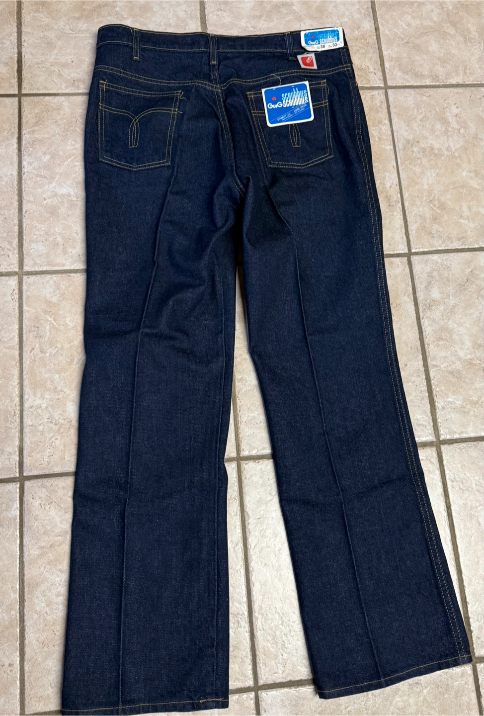 New Geo Scrubrunner Denim Jeans 36x30