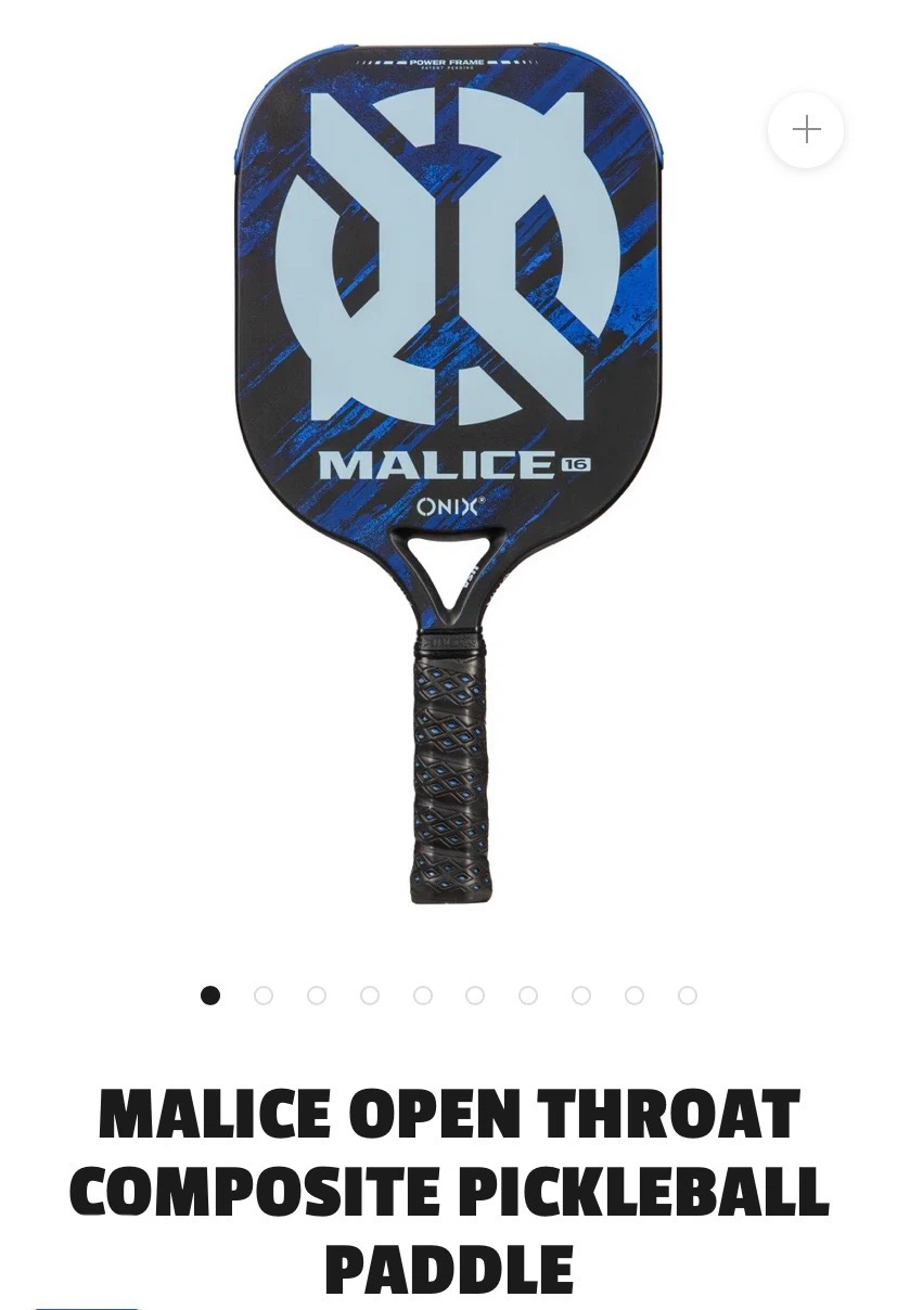 New Malice Open Throat Composite Pickleball Paddle - photo 5