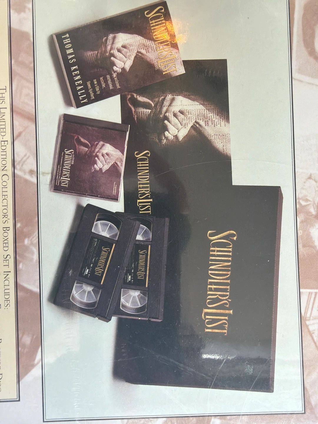 Schindler's List Limited Edition VHS Collector's Boxed Set - photo 4