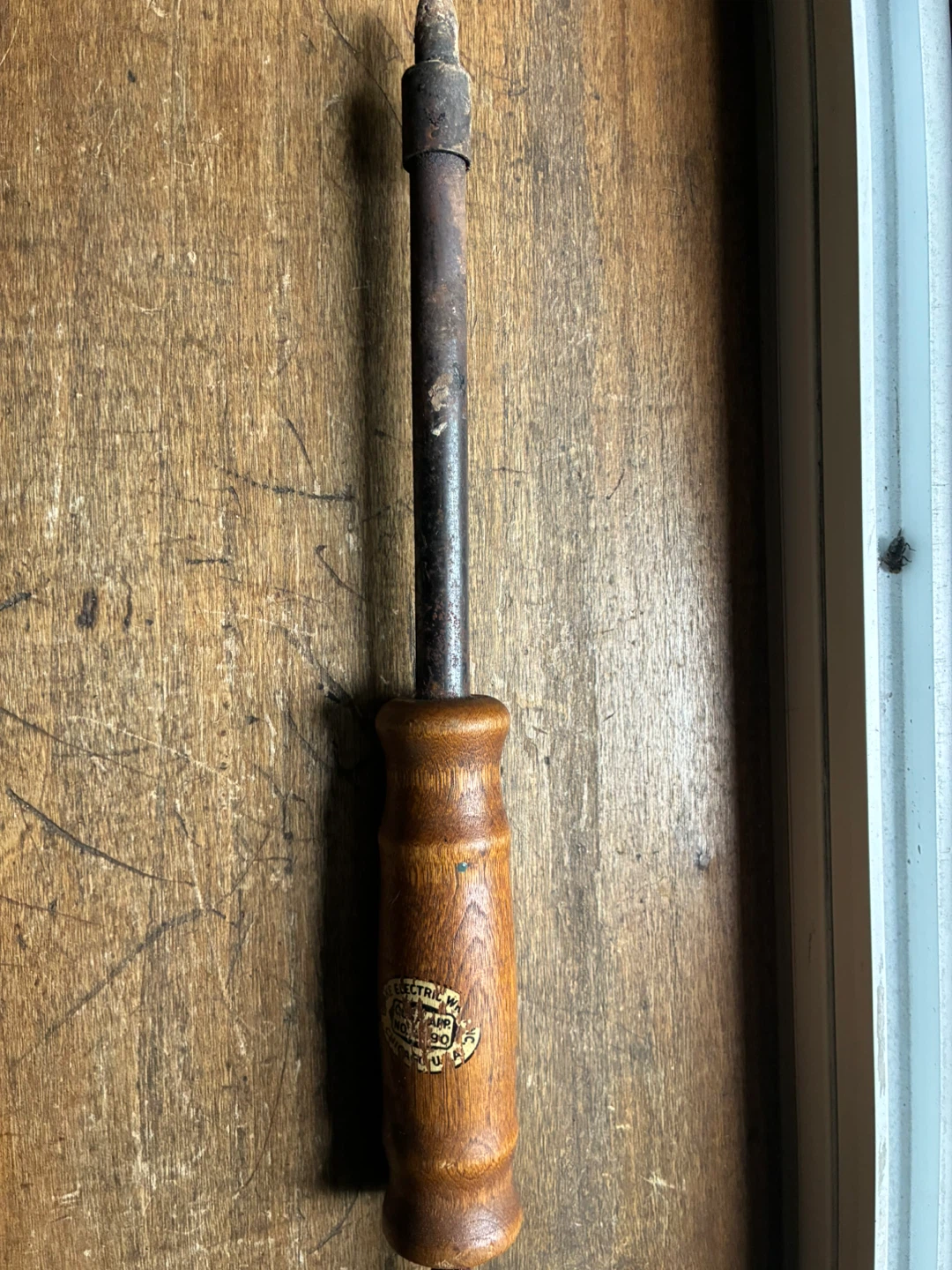 $15 Vintage old Drake No. 90 Soldering Iron tool copper tip - photo 2