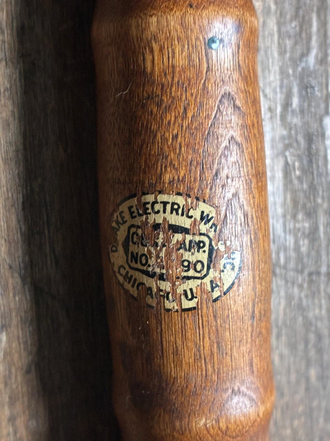 $15 Vintage old Drake No. 90 Soldering Iron tool copper tip - photo 3