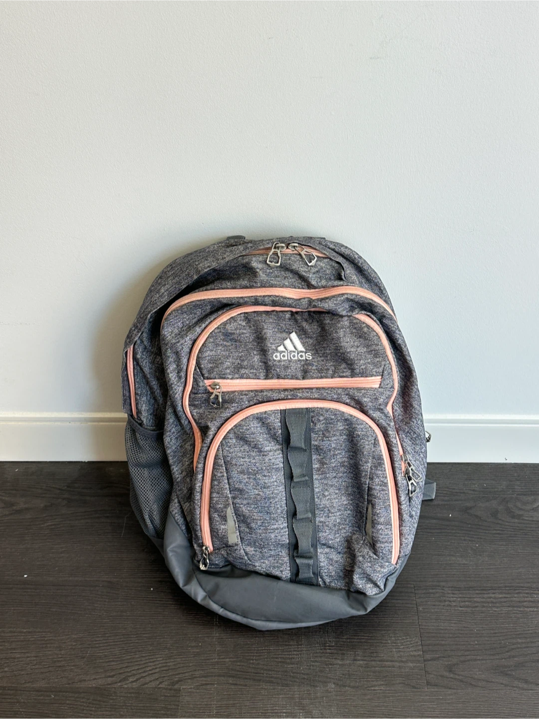 adidas Prime IV Backpack in coral pink