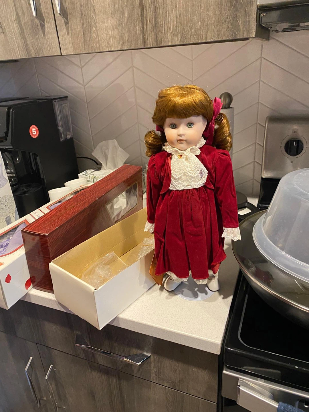 17 Collection of Porcelain Dolls