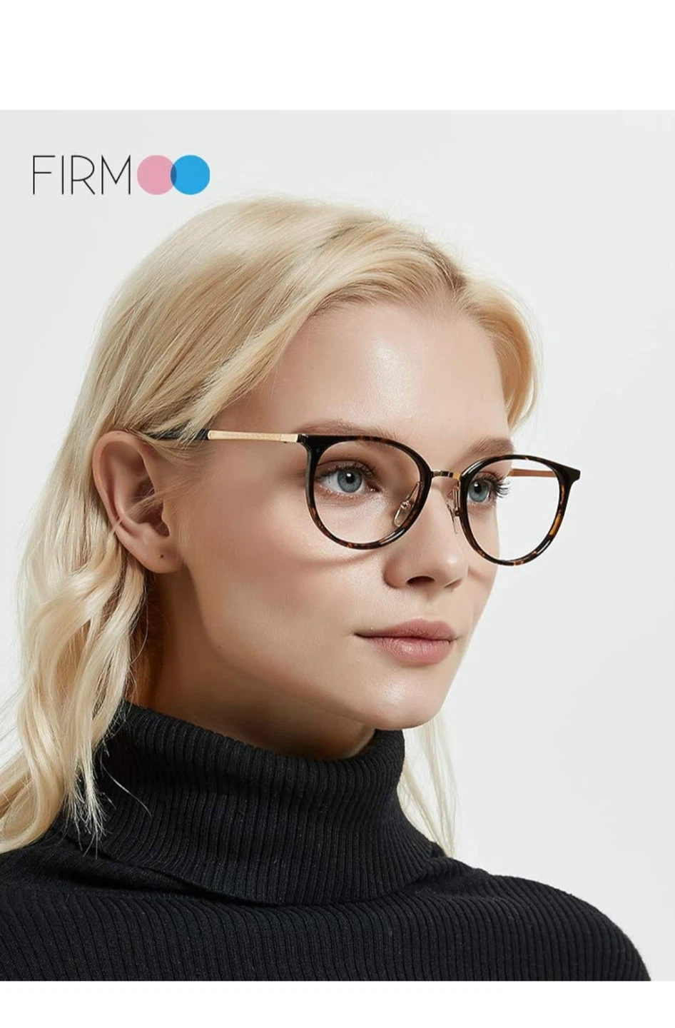Firmoo Women's Round Eyeglasses Frame - photo 3