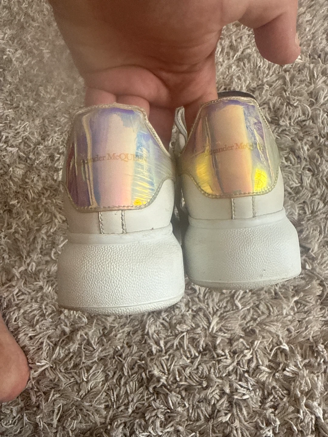 Alexander McQueen Oversized Sneakers White Size 39 - photo 2