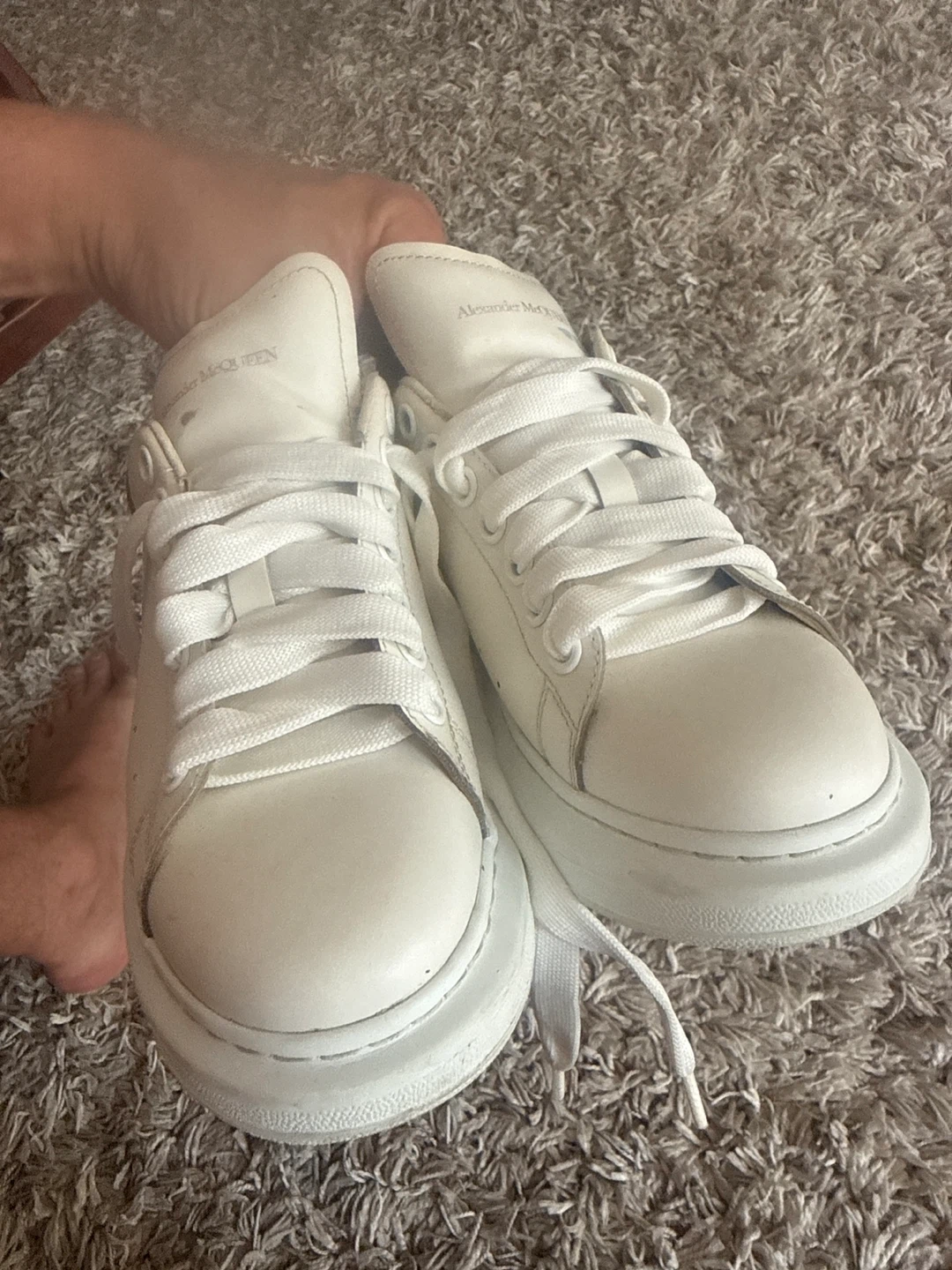 Alexander McQueen Oversized Sneakers White Size 39 - photo 4