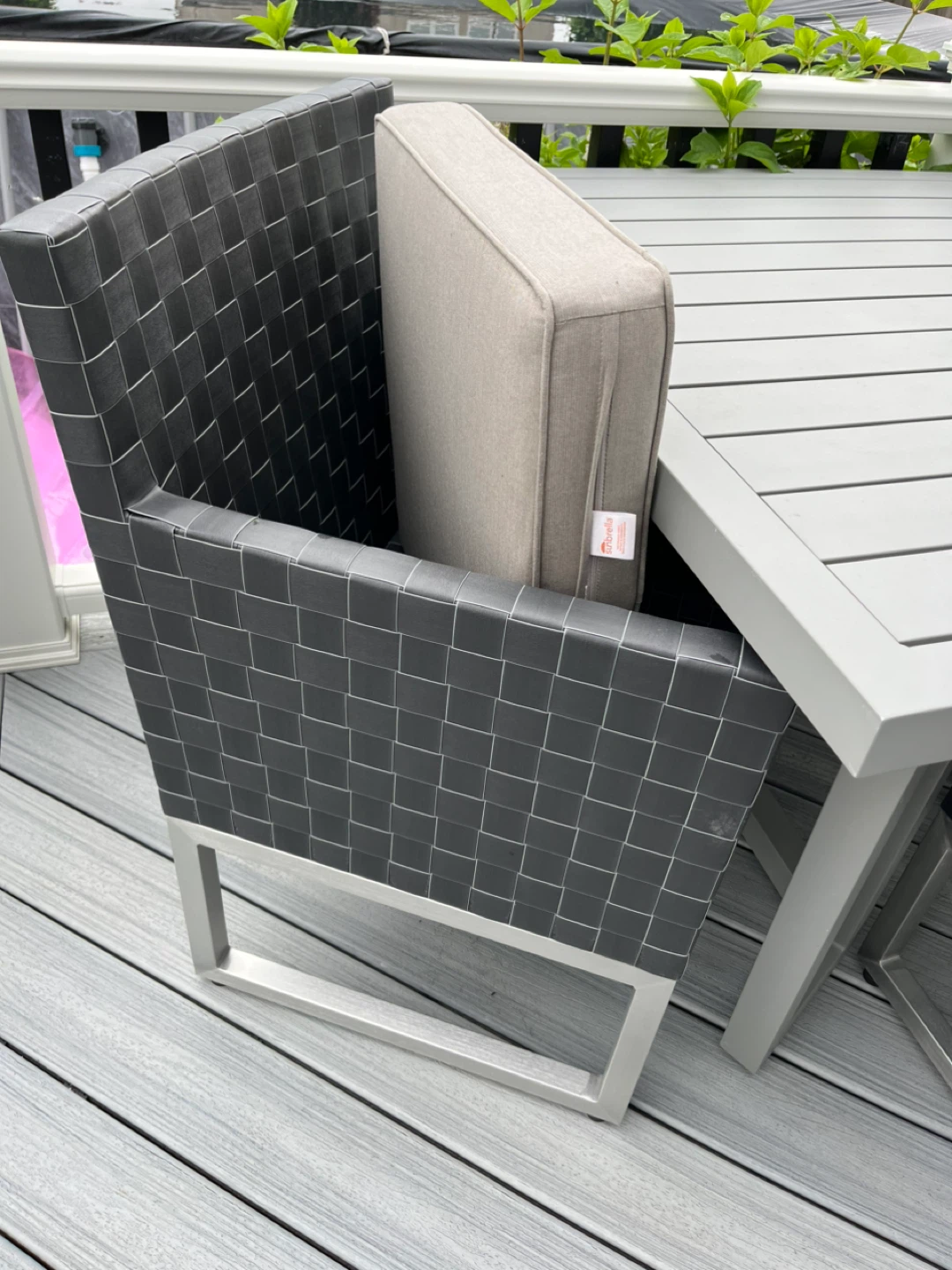 Grey Outdoor Dining Set - photo 3