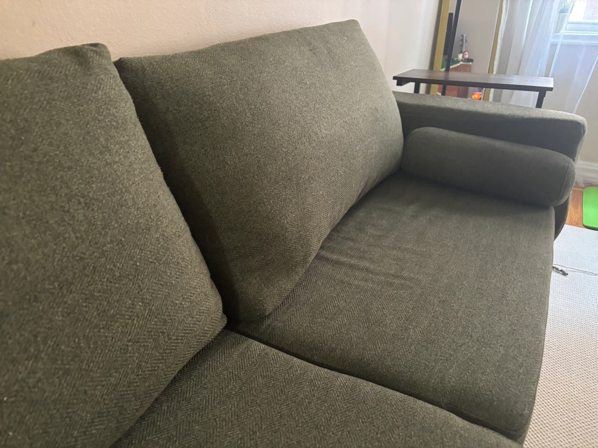 Modern Green Couch – 85” L × 29” W × 28” H - photo 5