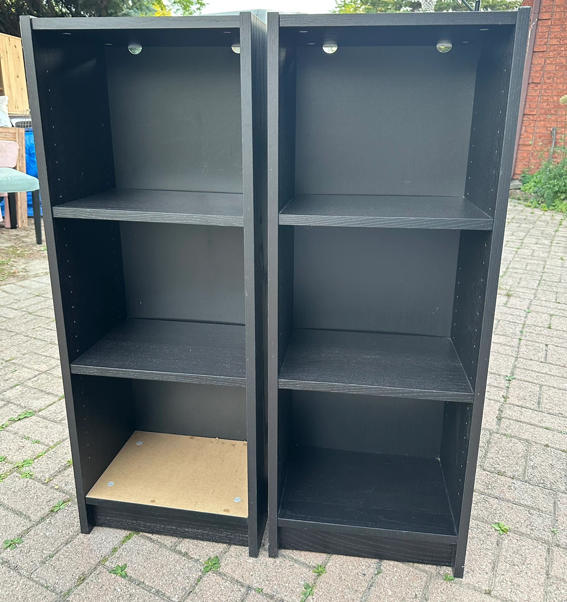 IKEA Black Bookshelves