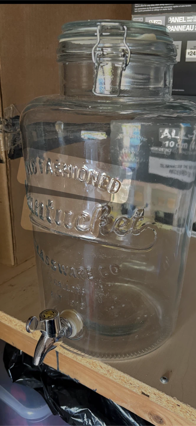 Anchor Hocking "Old Fashioned" Beverage Dispenser