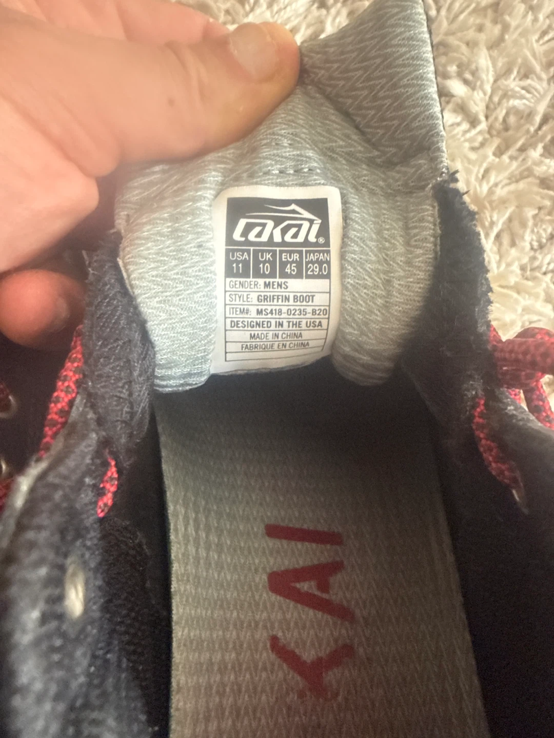 Lakai Griffin Boot Size 11 - photo 4