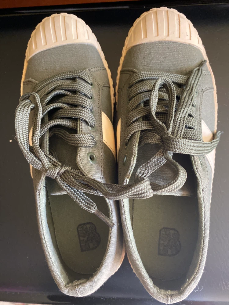Green Canvas Sneakers