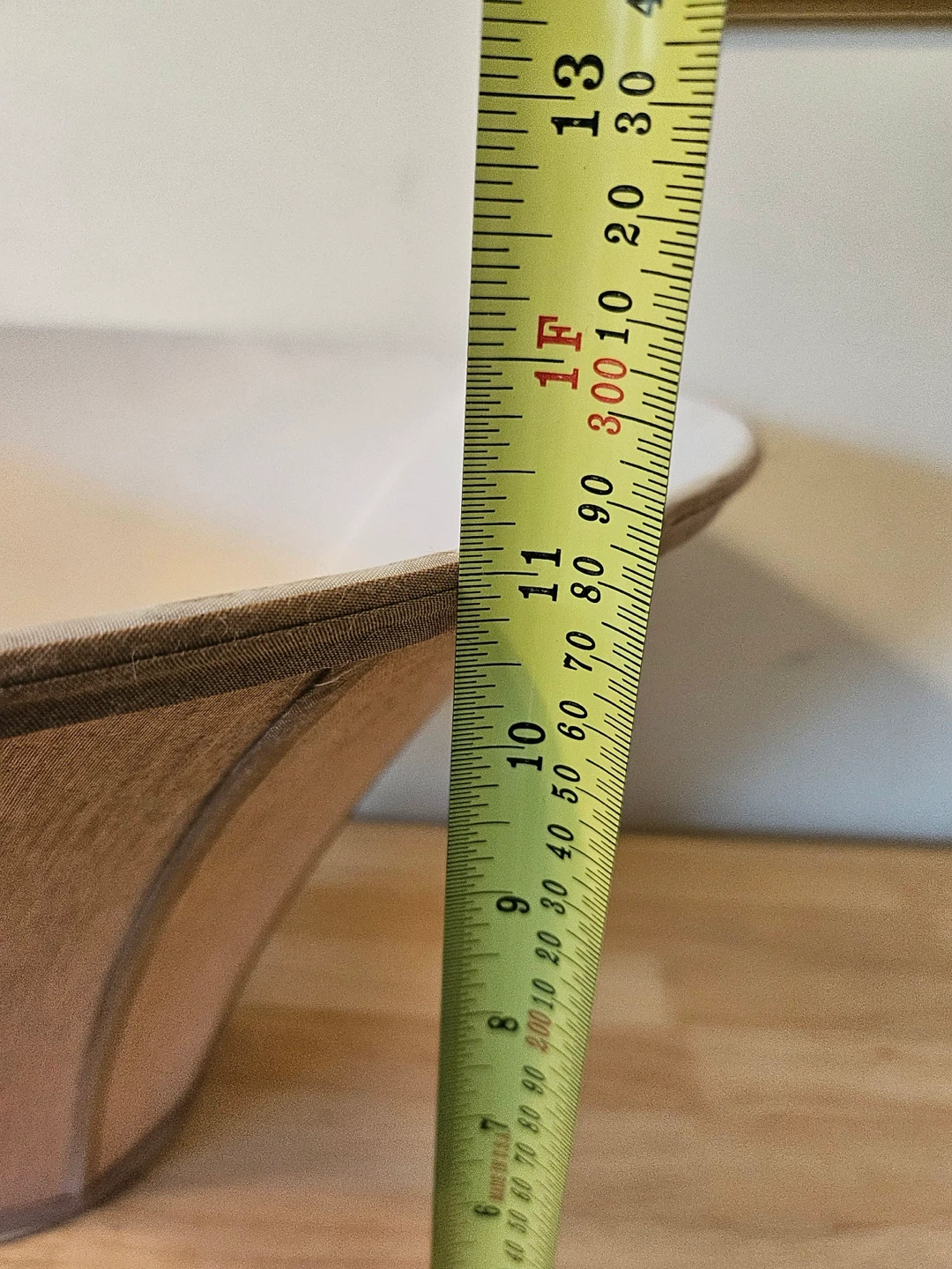 Tapered Fabric Lampshade - Tan - photo 4