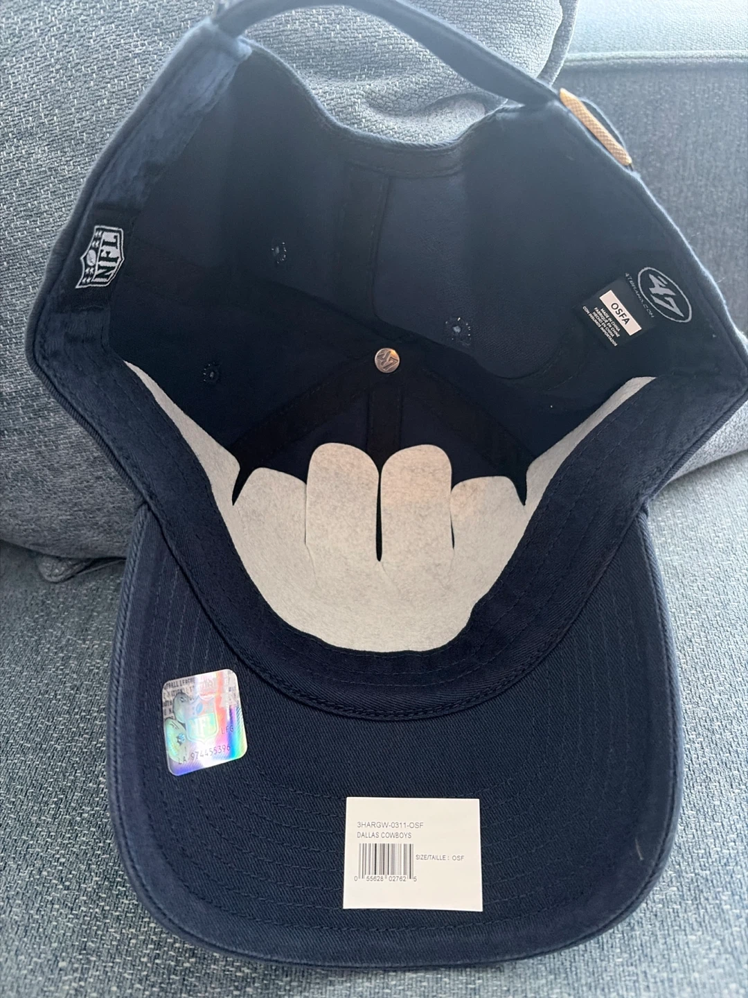 47 Brand Dallas Cowboys Clean Up Adjustable Hat - photo 3