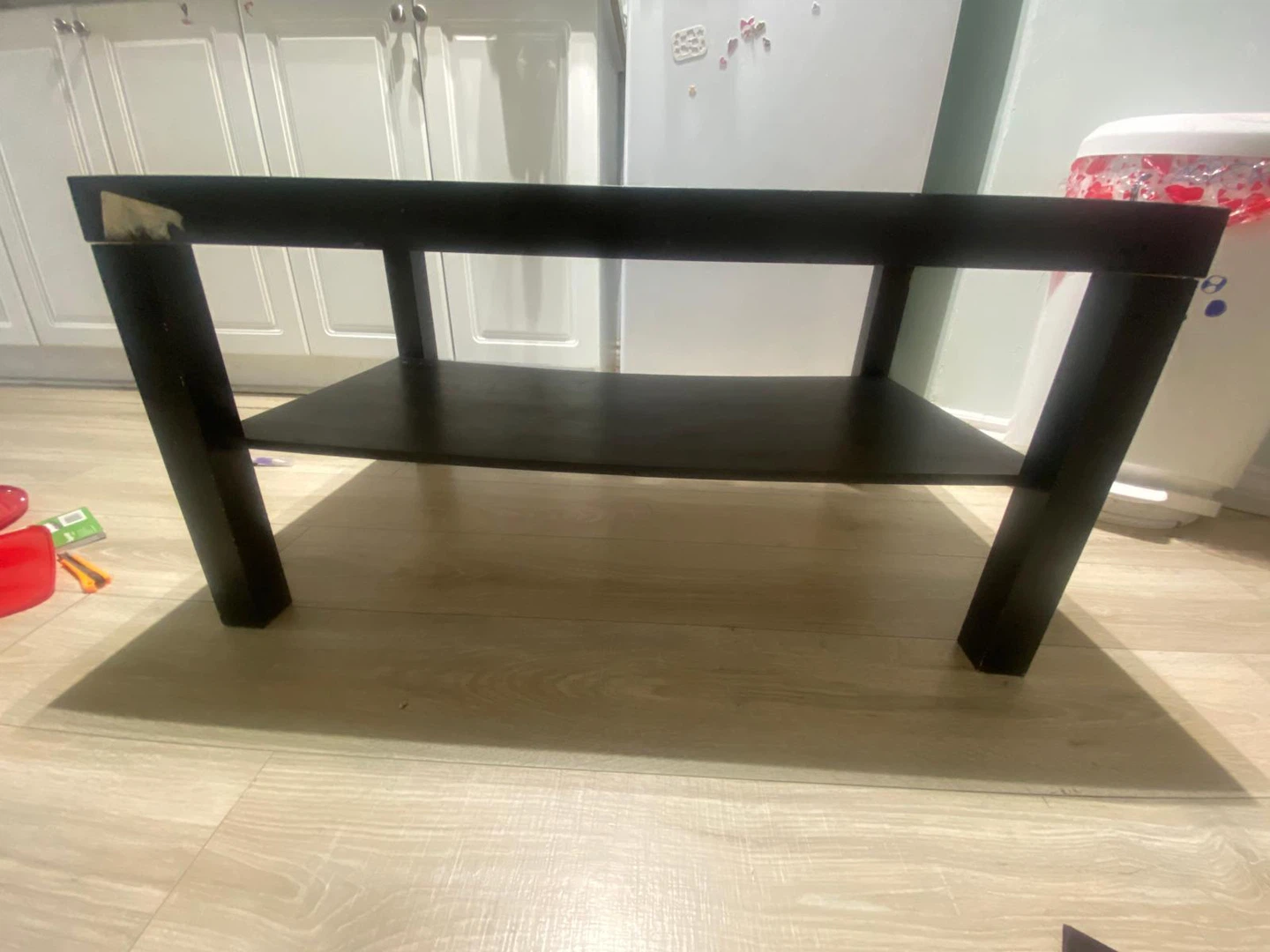 Black Coffee Table , dismantled and easy to carry - photo 3
