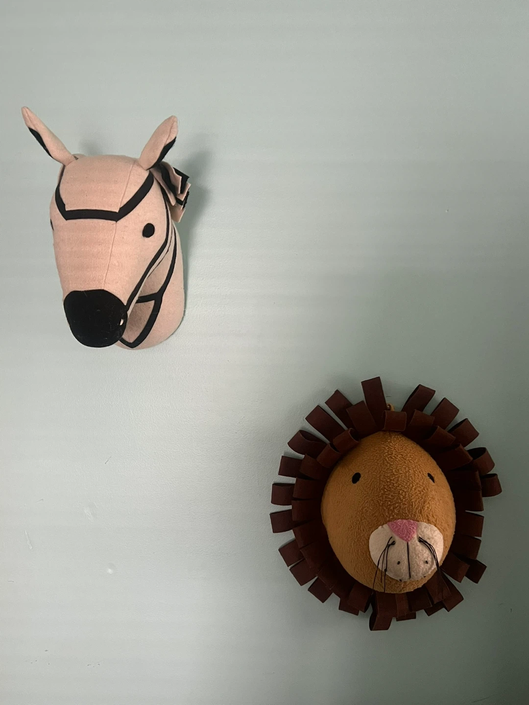 Nursery Decor Set - Plush Animal Heads, Wooden Puzzle & Rug - photo 5