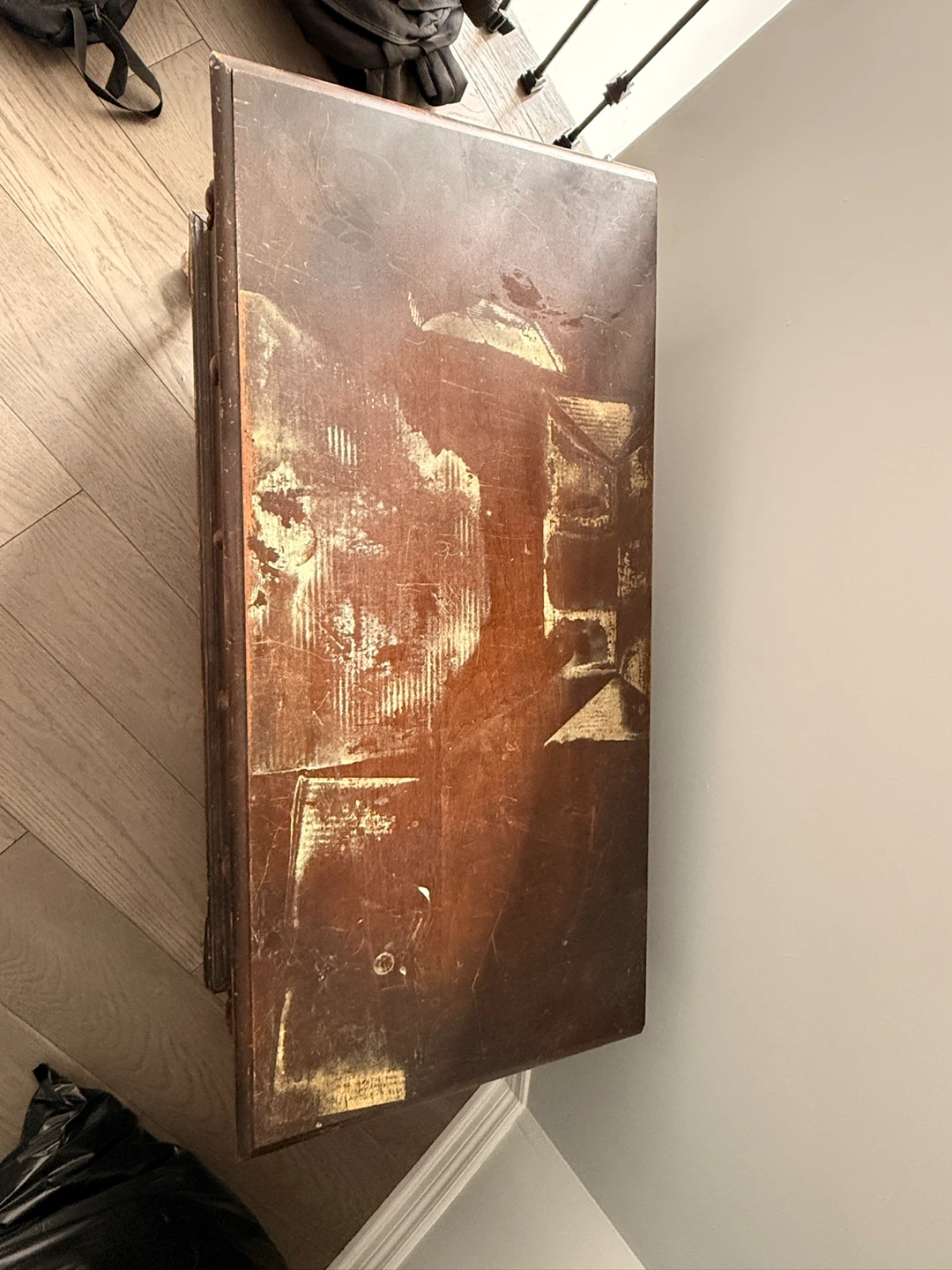 Antique Cedar Lined Storage Chest - photo 2