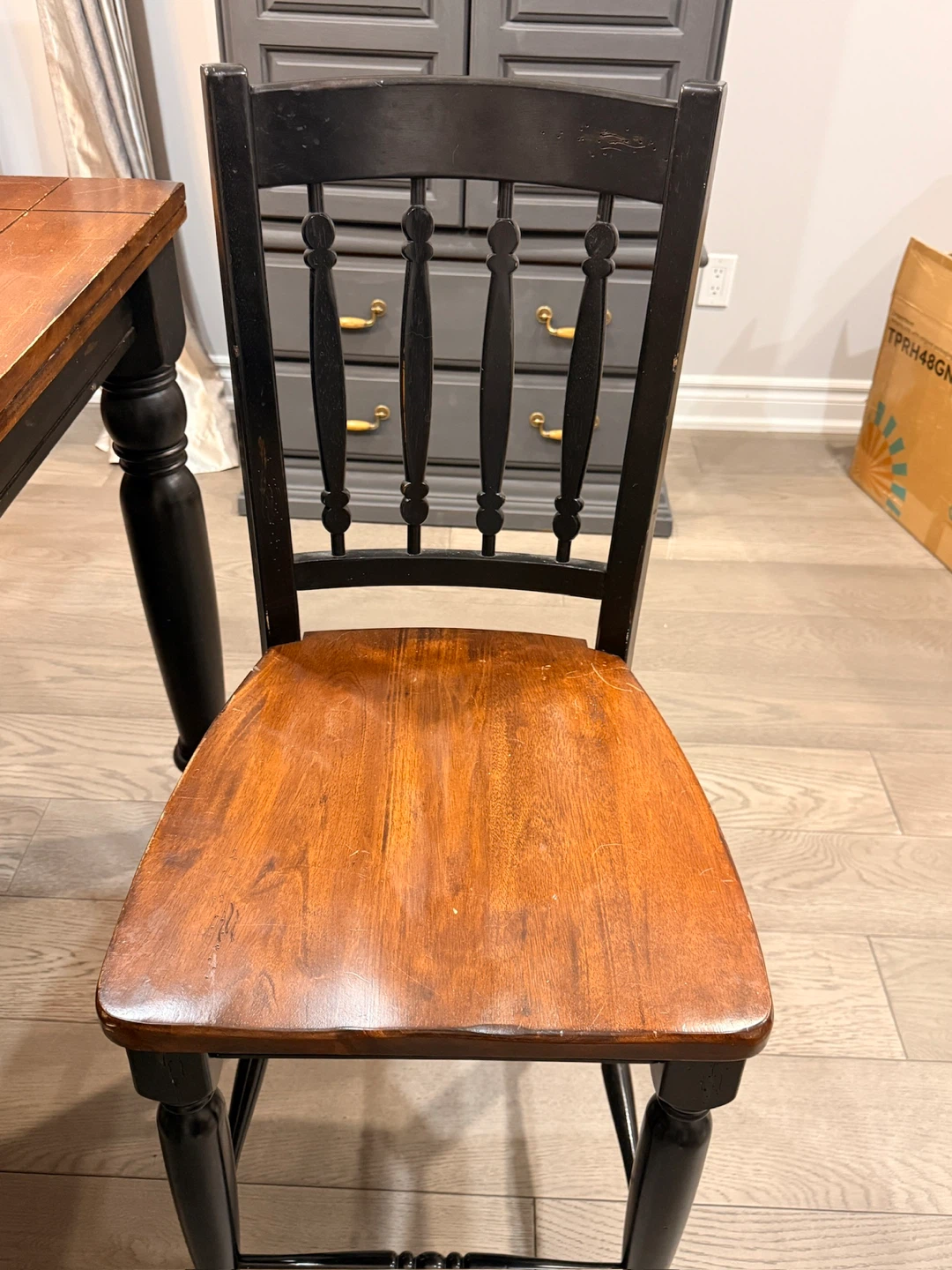 Wooden Dining Table and Chairs Set - photo 4