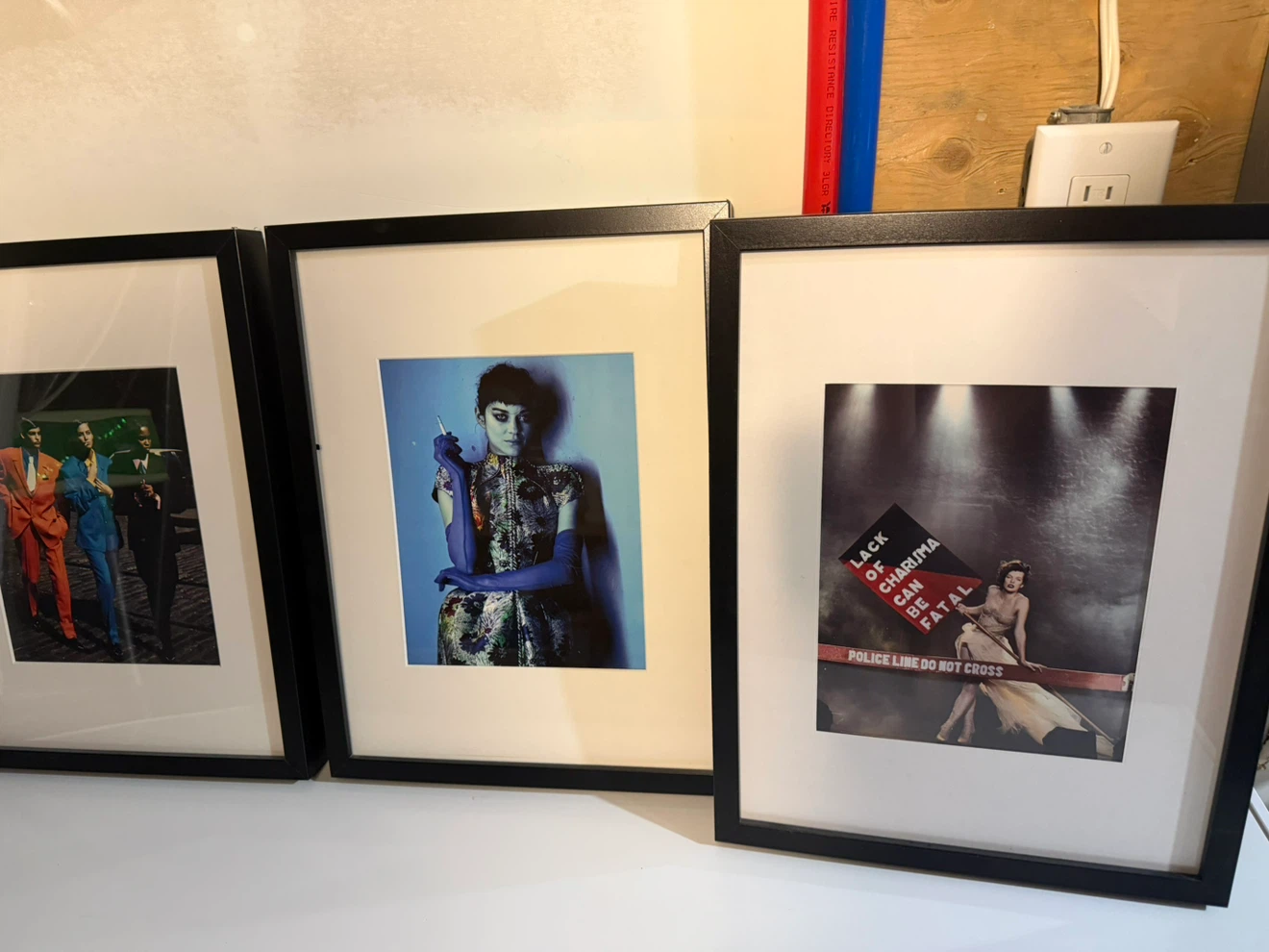 Set of 3 Framed Fashion Photos