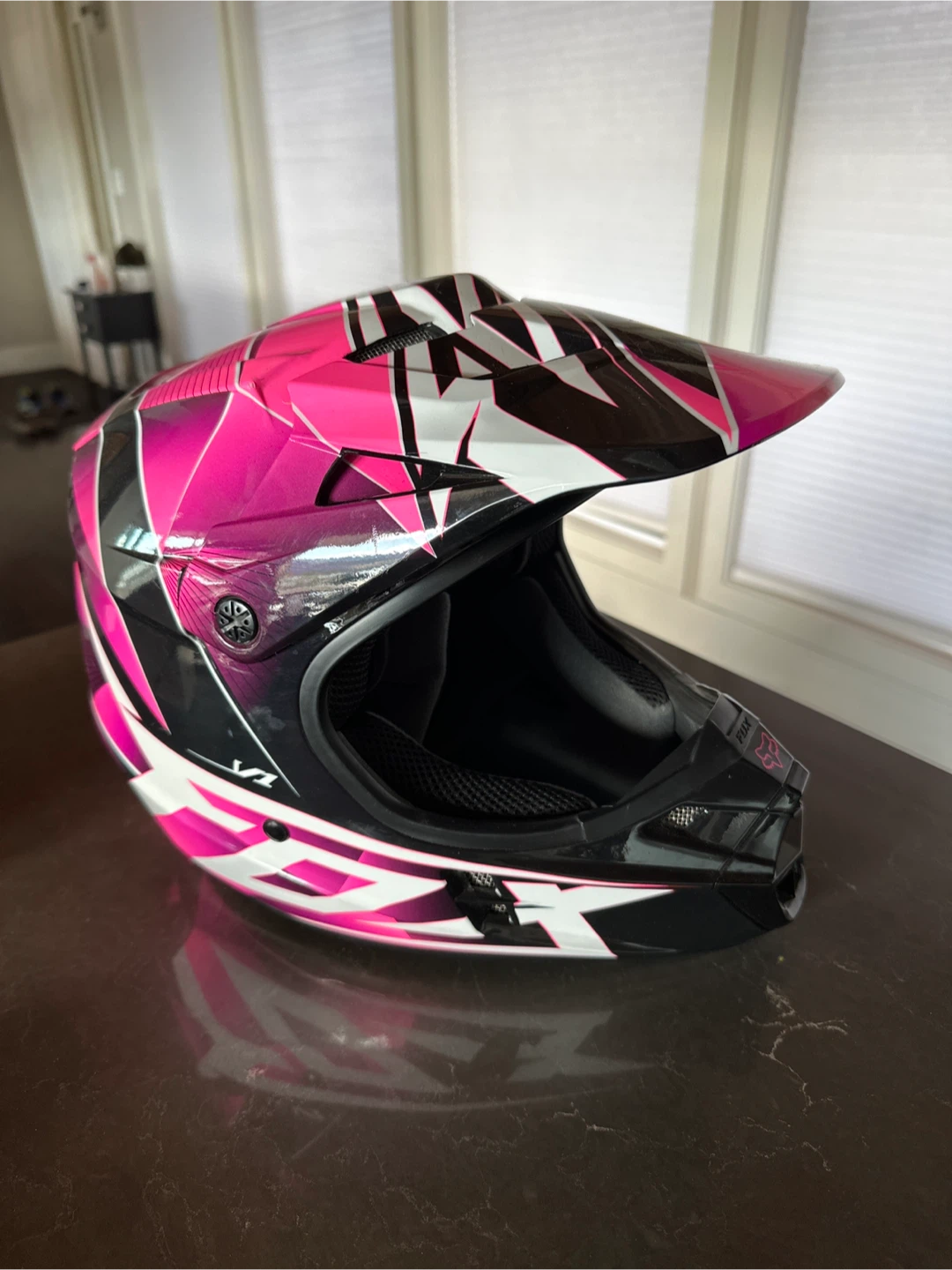 Fox Racing Pink Motocross Helmet