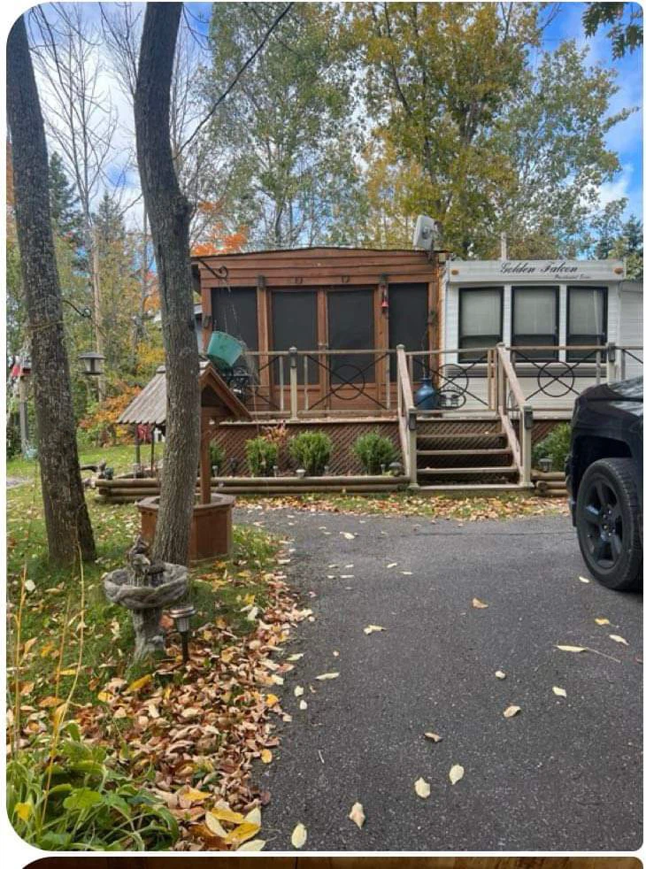 Trailer at crystal beach campground for sale