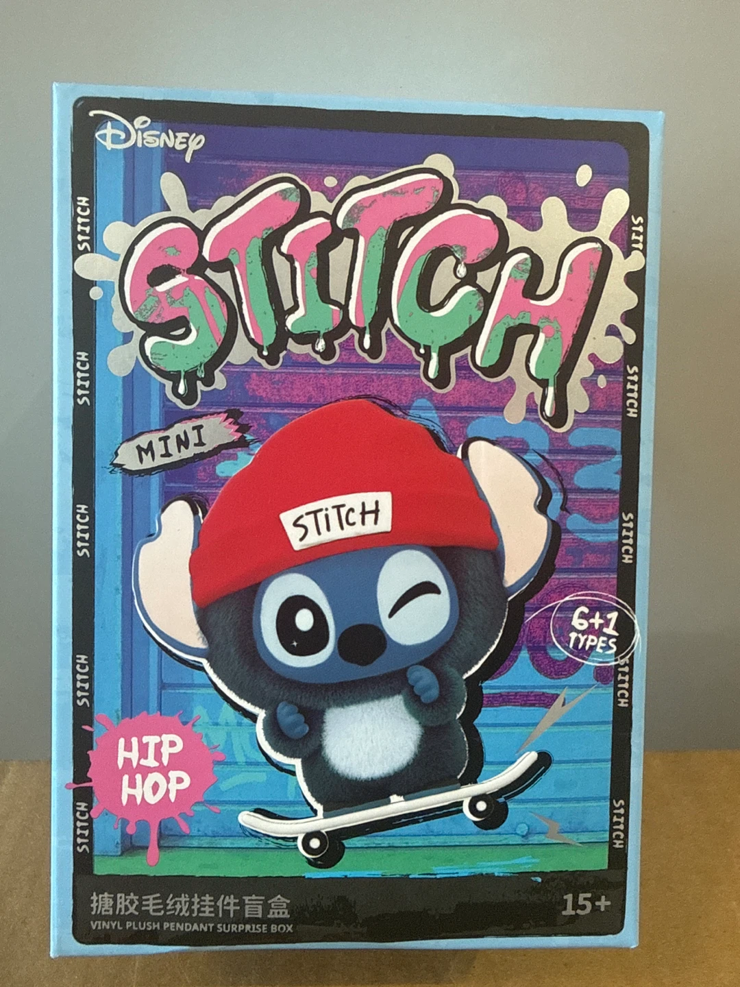 Disney Stitch Mini Hip-Hop Vinyl Plush Pendant Surprise Box