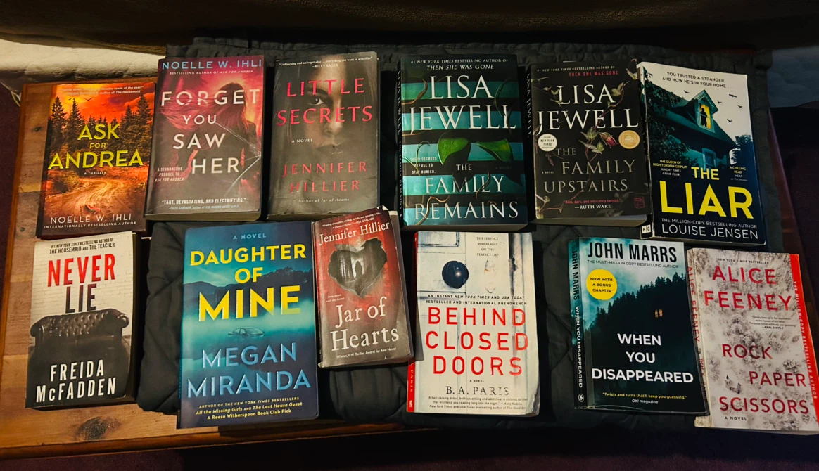 Thriller books - Freida McFadden and Megan Miranda