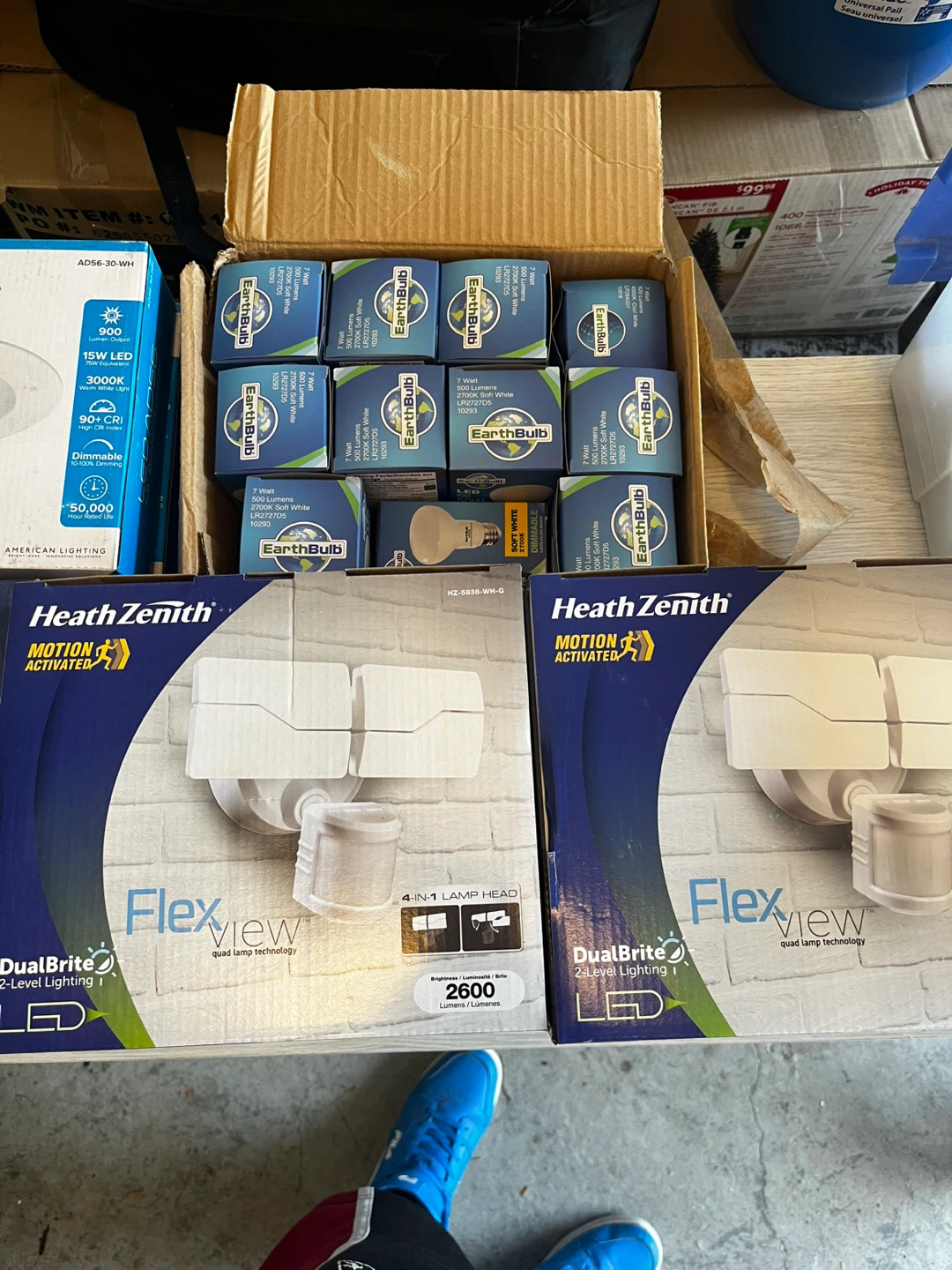 Assorted LED Light Bulbs and Motion Activated Lights - photo 2